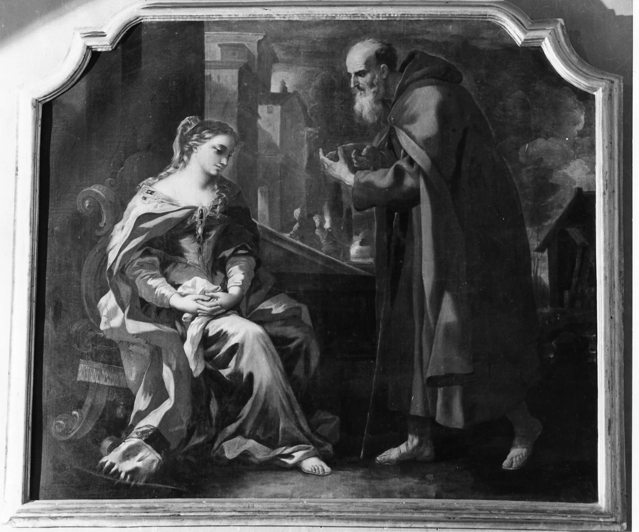 Episodio della vita di San Giacomo - Chiesa di san Giacomo, Capri, Napoli
